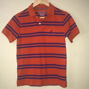 Náutica,boy’s polo striped shirt. Size 10/12.